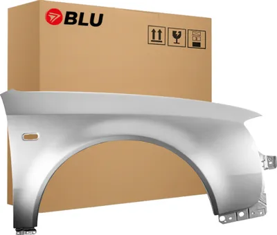 Produktbild von BLU Kotflügel Passend für Audi A6 C5 LIFT LY7W Rechts Silber SilberSee LichtSilber | 2001-2005 | Vorderseite Vorne | Lackiert | Einbaufertig