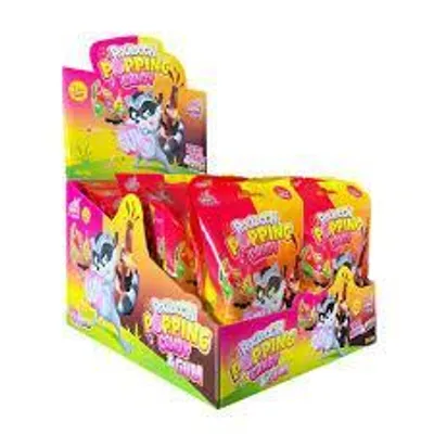 Produktbild von Popping Candy Knisterkaugummi Display 96x einzeln verpackt Brause Knisterpulver Party