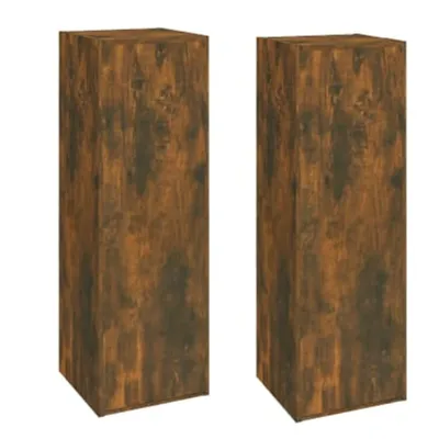 Produktbild von TV-Schränke 2 Stk. Räuchereiche 30,5x30x90 cm Holzwerkstoff