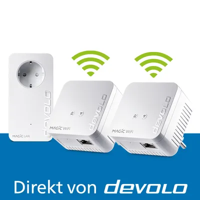 Image de devolo Magic 1 WiFi mini Powerline Amplificateur WLAN 3x adaptateur