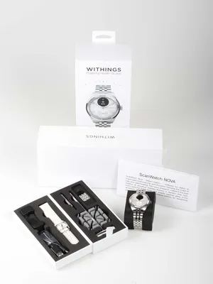 Obrázek produktu pro Withings Scanwatch Nova -älykello, 42 mm, Brilliant White