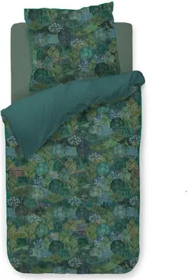 Produktbild von Pip Studio Kissenbezug einzeln Jardin de Noche Farbe Dark Blue Größe 80x80