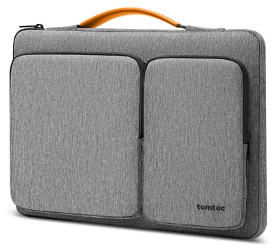 Produktbild von tomtoc 360° Laptop Tasche für 15 Zoll MacBook Air M5/M4/M3/M2 2026-2023 – Größe 15 Zoll für MacBook Air 15, Grau