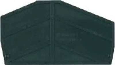 Produktbild von Weidmüller ZAP ZDU6-2 SW, Abdeckprofil, 50 Stück(e), Wemid, Schwarz, -50 - 120 °C, V0