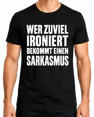 Immagine prodotto di Chi ironizza troppo si becca un sarcasmo sarcastico regalo T-shirt da uomo, nero, XXL
