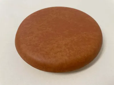 Produktbild von Reinigungskachel Rio braun Putzdeckel für Kachelofen rund 15 cm