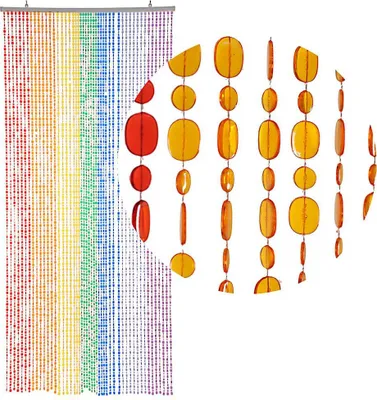 Produktbild von Türvorhang OVALE PAILLETTEN Kunststoff Fadenvorhang Insektenschutz