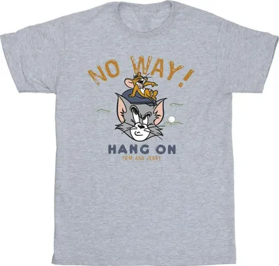 Produktbild von Tom And Jerry - "Hang On Golf" T-Shirt für Herren BI52122 (M) (Grau)