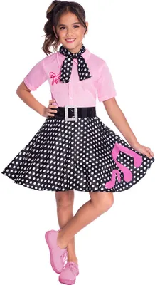 Produktbild von Rock and Roll Girl Lulu Mädchenkostüm