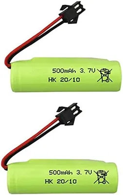 Obrázek produktu pro 2ks 3,7V 500mah lithiová baterie pro DE35 DE38 DE40 DE50 TB202 TB201 TM201 TM202 TC141 DE44 DE55 TS201 TD202 TD161 Double Face Roll Stunt RC Car Kids