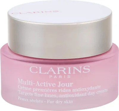 Produktbild von Clarins Multi Active Day Cream, Tagescreme, Frauen, trockene Haut, Gesicht, Hals/Nacken, Anti-Stress, Anti-Falten, Feuchtigkeitsspendend, Feuchtigkeitsspendend, Nährend, Schutz,..., 50 ml