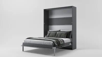 Zdjęcie produktu dla Półkotapczan pionowy "Invento Nova 160V" (160x200) szary beton