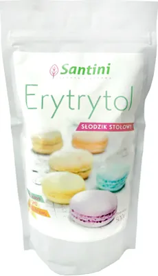 Obrázok produktu pre FRANCÚZSKY BEZLEPKOVÝ ERYTHRITOL 500 g (VAČEK) - SANTINI