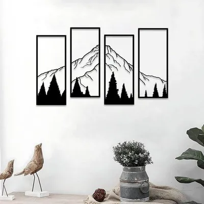 Productafbeelding van Famanu Wanddecoratieset - Minimalistische kunst voor thuis en kantoor