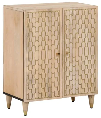 Produktbild von vidaXL Beistellschrank 60x33x75 cm Massivholz Mango