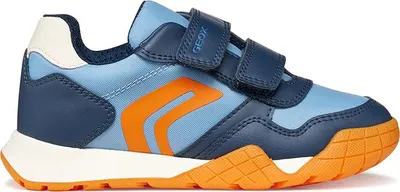Produktbild von GEOX RANN-E, Sneaker in Blau, kombiniert für Kinder, Größe 39