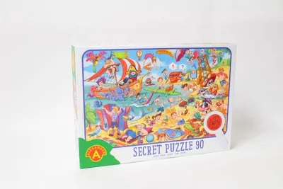 Produktbild von Beobachtungspuzzle mit Vergrößerungsglas 90 Teile. Strand 27556