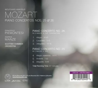 Obrázok produktu pre Wolfgang Amadeus Mozart (1756-1791) - Klavierkonzerte Nr.25 & 26 -   - (CD / K)