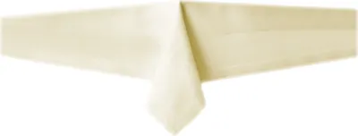 Produktbild von Tischwäsche Tischdecke Baumwolle Atlaskante Farbe sekt 130 x 130 cm