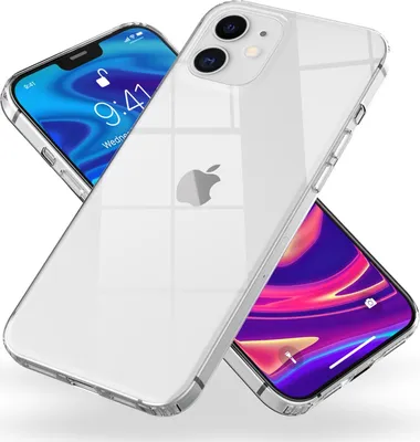Produktbild von NALIA Handy Hülle für iPhone 12 mini, Hard Cover & Silikon Bumper Schutz Case