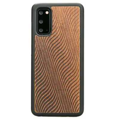 Produktbild von Holzhülle für Galaxy S20, Bewood Merbauwellen