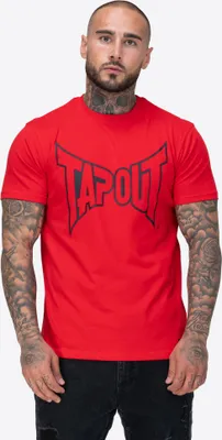 Immagine prodotto di Maglietta Herren normale Passform LIFESTYLE BASIC TEE Rosso/Nero M Tapout