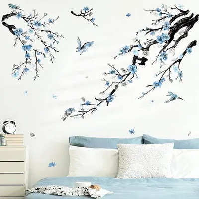 Produktbild von Famanu Wandsticker - Wanddekoration für Wohnzimmer, Schlafzimmer und Sofa, 2 Stück