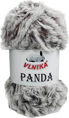 Produktbild von 100g Strickgarn Panda Strick-Wolle Kunstfell Kuschelwolle Plüschwolle - Farbwahl