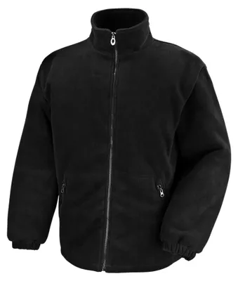 Produktbild von Result Herren Core Polartherm Fleece-Jacke FK606 (L) (Schwarz)