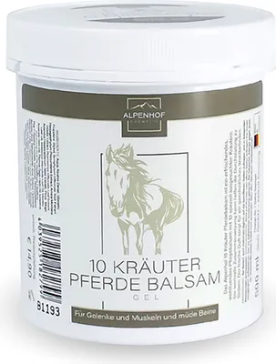 Produktbild von Alpenhof 10 Kräuter Pferdebalsam, 500 ml - Belebend und regenerierend