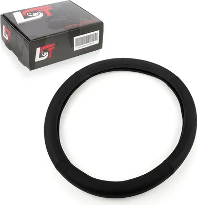 Produktbild von Lenkradbezug Ø 38x9 cm schwarz für KIA für HYUNDAI für DAEWOO für DAIHATSU
