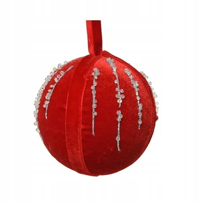 Immagine prodotto di Guaina per albero di Natale rossa infrangibile 8 cm