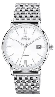 Produktbild von Dugena 7090194 Herren-Armbanduhr, Edelstahl-Gehäuse, Metall-Armband