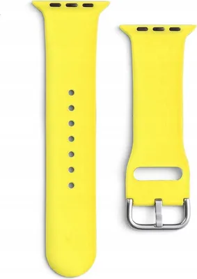 Produktbild von Silikonarmband für Uhr 8/7/6/5/4/3/2/Se 41/40/38Mm Gelb