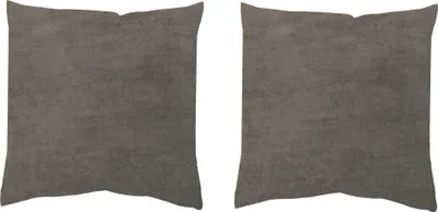 Produktbild von HOME WOHNIDEEN Elmer 50 x 50 cm 2x Kissenhülle 50 x 50 cm + 2x Füllung 50 x 50 cm Grau