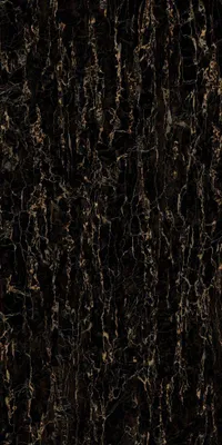 Produktbild von Bodenfliese Feinsteinzeug Travertin Gold 120 x 240 cm schwarz