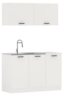 Produktbild von Küchenzeile haaus Taco, Weiß, B 120 cm