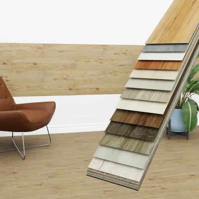 Produktbild von HEXIM Vinyldielen 0,97m² selbstklebend PVC Wandverkleidung Bodenbelag Holzoptik 91x15cm Paneele für Wand & Boden Holzdielen braun (7 Dielen Natural Oak - 4104-5)