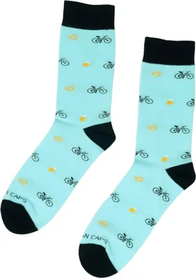 Produktbild von Bavarian Caps Uni Socken , Biergartentour - Türkis, 36-40
