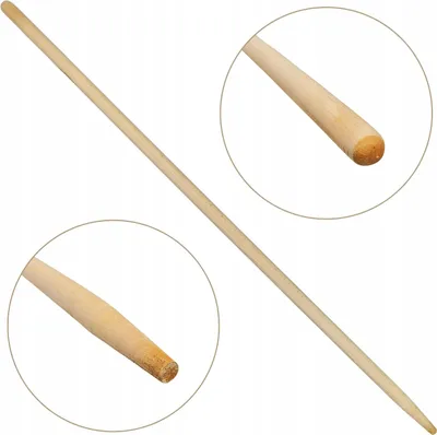Produktbild von Rechenstiel Rechenschaft aus Buchenholz, 100 cm Länge, 28 mm Durchmesser, ergonomisch
