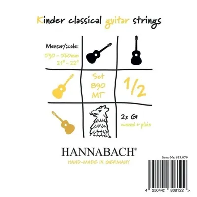 Produktbild von Hannabach 890MT-1/2 - medium für 1/2-Gitarre