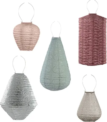 Produktbild von LUMIZ Gartenbeleuchtung - Außenleuchten - Monforte Satz - 3 Stücke - Solarlamp - Kupfer/Silber/Grün/Benzin
