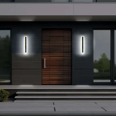 Produktbild von X4-LIFE LED Panel Wandleuchte 60cm 20W RGB für Innen und Außen Fernbedienung