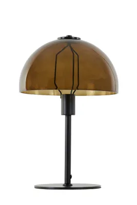 Produktbild von Light & Living - Tischleuchte Mellan - Braun - Ø30cm Tischlampe - Nachttischlampe, Wohnzimmer, Schlafzimmer