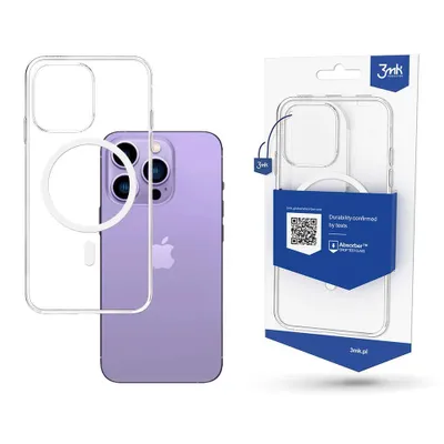 Produktbild von 3mk Schutzhülle MagCase Case Cover für Apple iPhone 14 Pro Max transparent kompatibel mit MagSafe