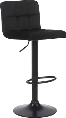 Produktbild von Barhocker HLO-CP64 Samt  schwarz