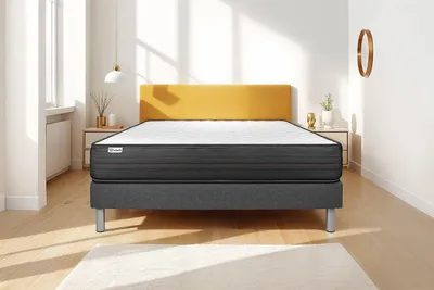 Produktbild von Matratzenset VITALPOWER 180 x 200 cm Bettrahmen Kit grau