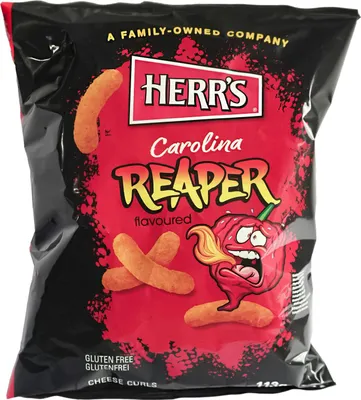 Produktbild von Herr´s Carolina Reaper Käseflips (sehr scharf) 113g