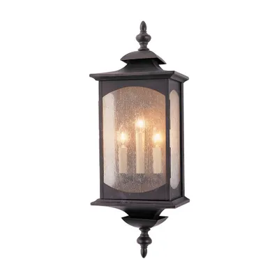 Produktbild von Elstead Market Square Außen-Außenwandleuchte E14 3-fach Ölgeriebene Bronze IP44