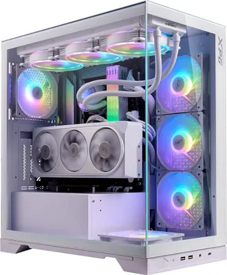 Obrázek produktu pro XPG INVADER X, Midi Tower, PC, Bílá, ATX, Micro ATX, Mini-ITX, SPCC, 17,5 cm